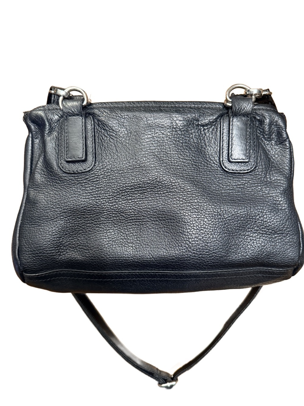 Givenchy Pandora Black Leather Goatskin Satchel with Silver Hardware - Picture 6 of 16